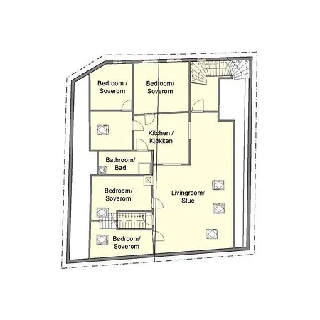 Spacious, 1 Minute From Bryggen! * 베르겐